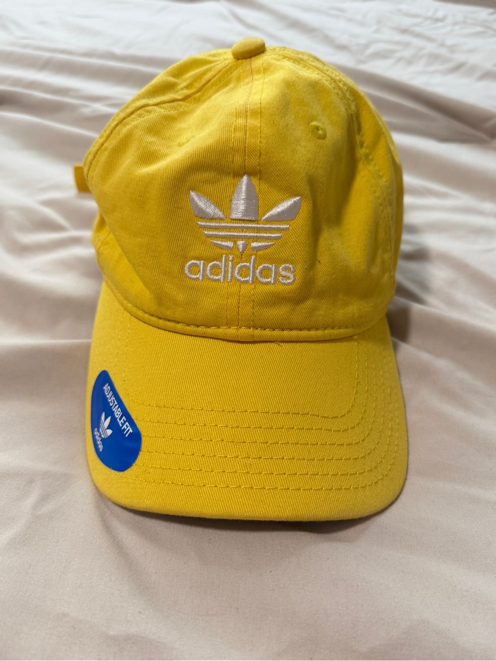 yellow adidas baseball cap